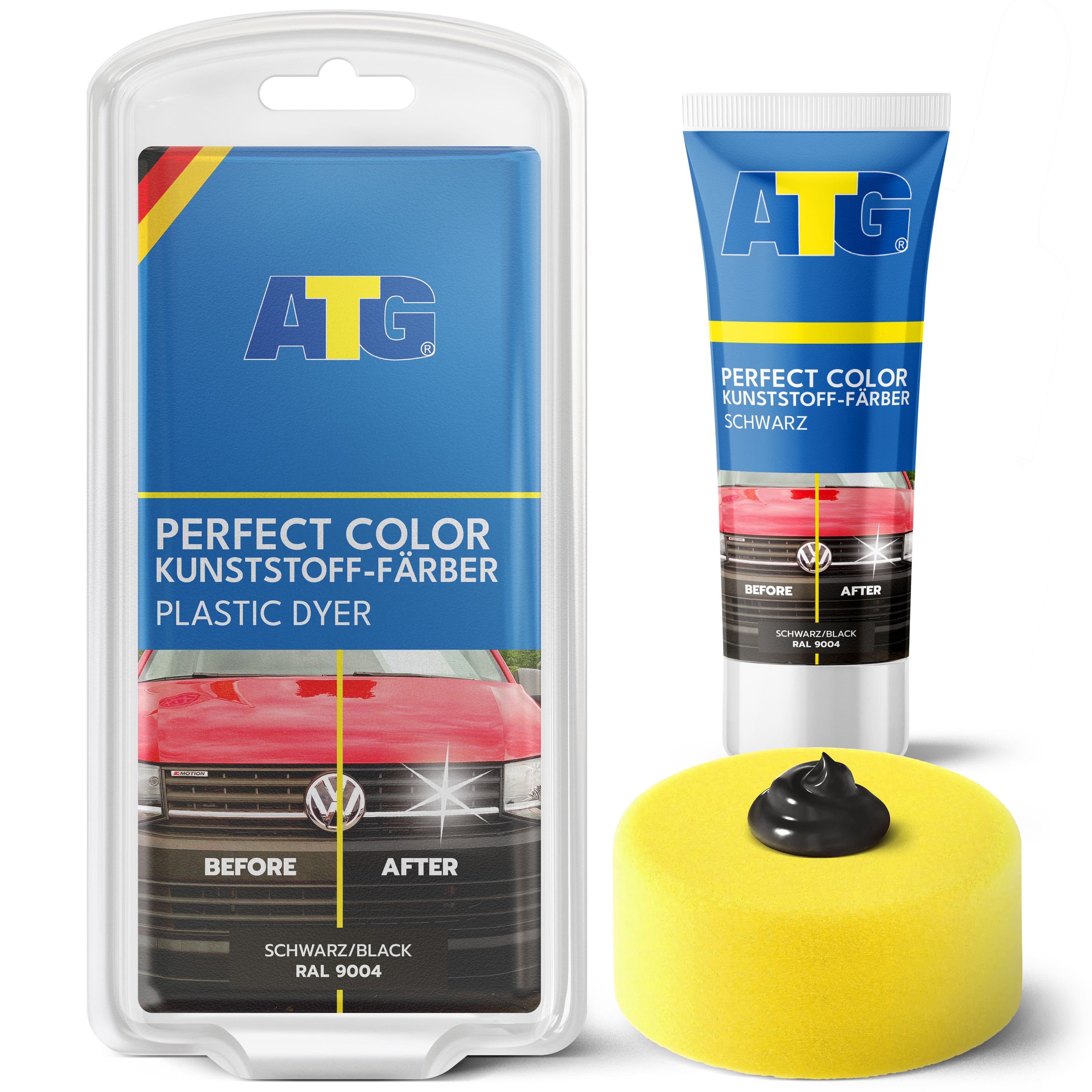 Kunststoff Farbe Schwarz Reifenpflege Kunstoff Plastic Pflege Gummipflege ATG® Kunststoff Farbe Schwarz Reifenpflege Kunstoff Plastic Pflege Gummipflege ATG®