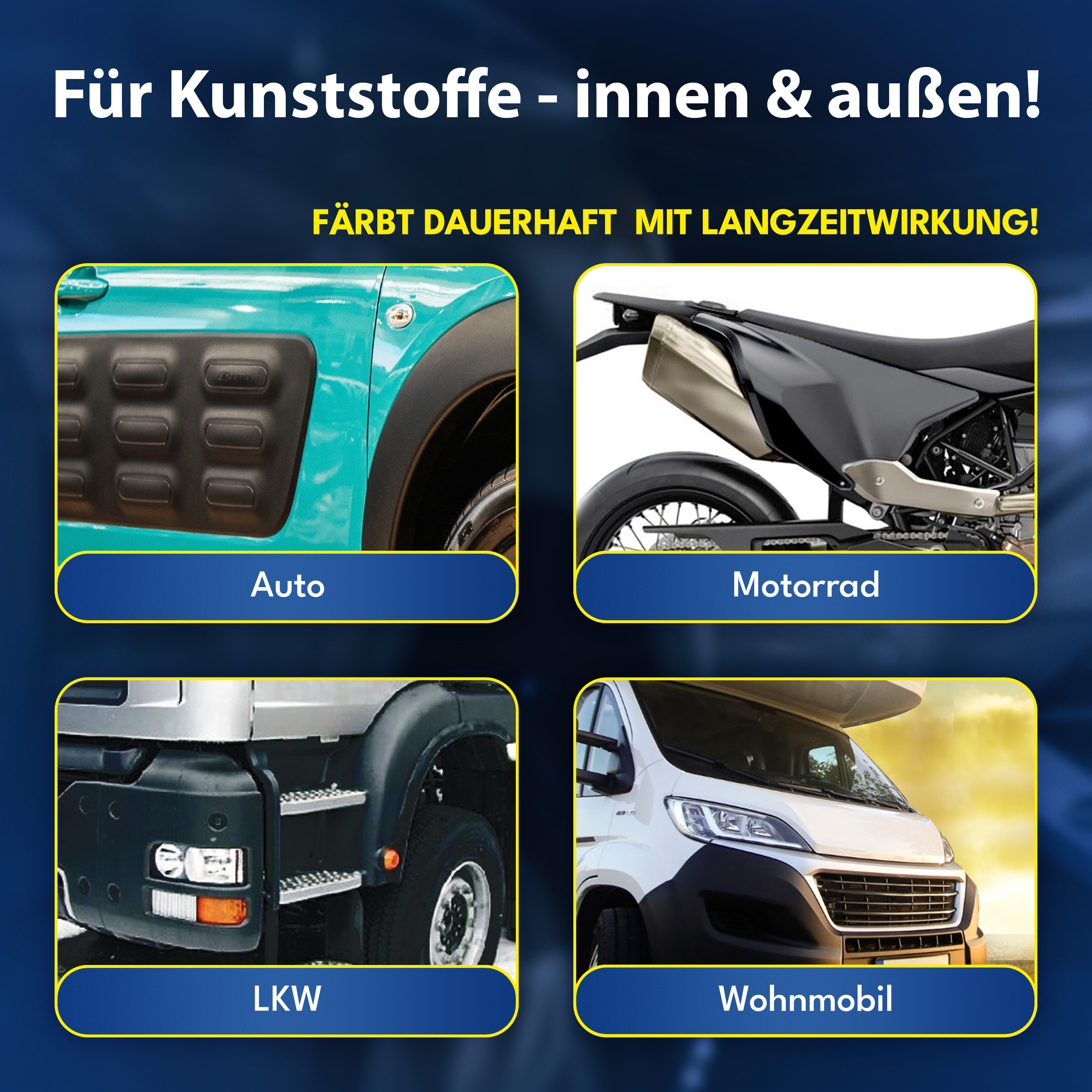 Kunststoff Farbe Schwarz Reifenpflege Kunstoff Plastic Pflege Gummipflege ATG® Kunststoff Farbe Schwarz Reifenpflege Kunstoff Plastic Pflege Gummipflege ATG®