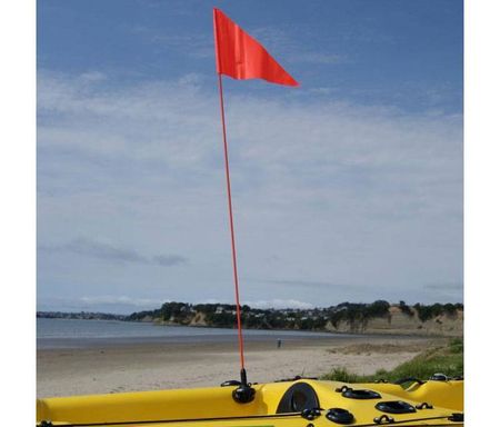 RailBlaza Flag Whip & Pennant Black Base