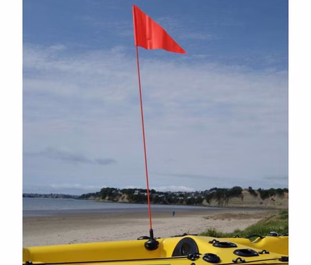 RailBlaza Flag Whip & Pennant Black Base