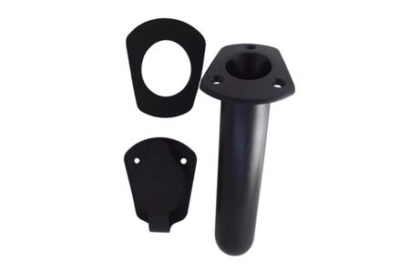 Kleiner Angelrutenhalter bündig montierter  für Kajak