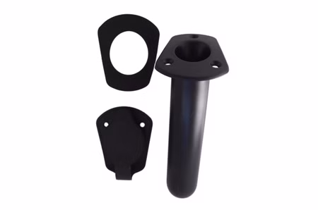 Kleiner Angelrutenhalter bündig montierter  für Kajak