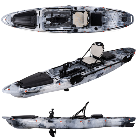 TOP Angebot Galaxy Kayaks Supernova FX mit Antrieb und Sitz