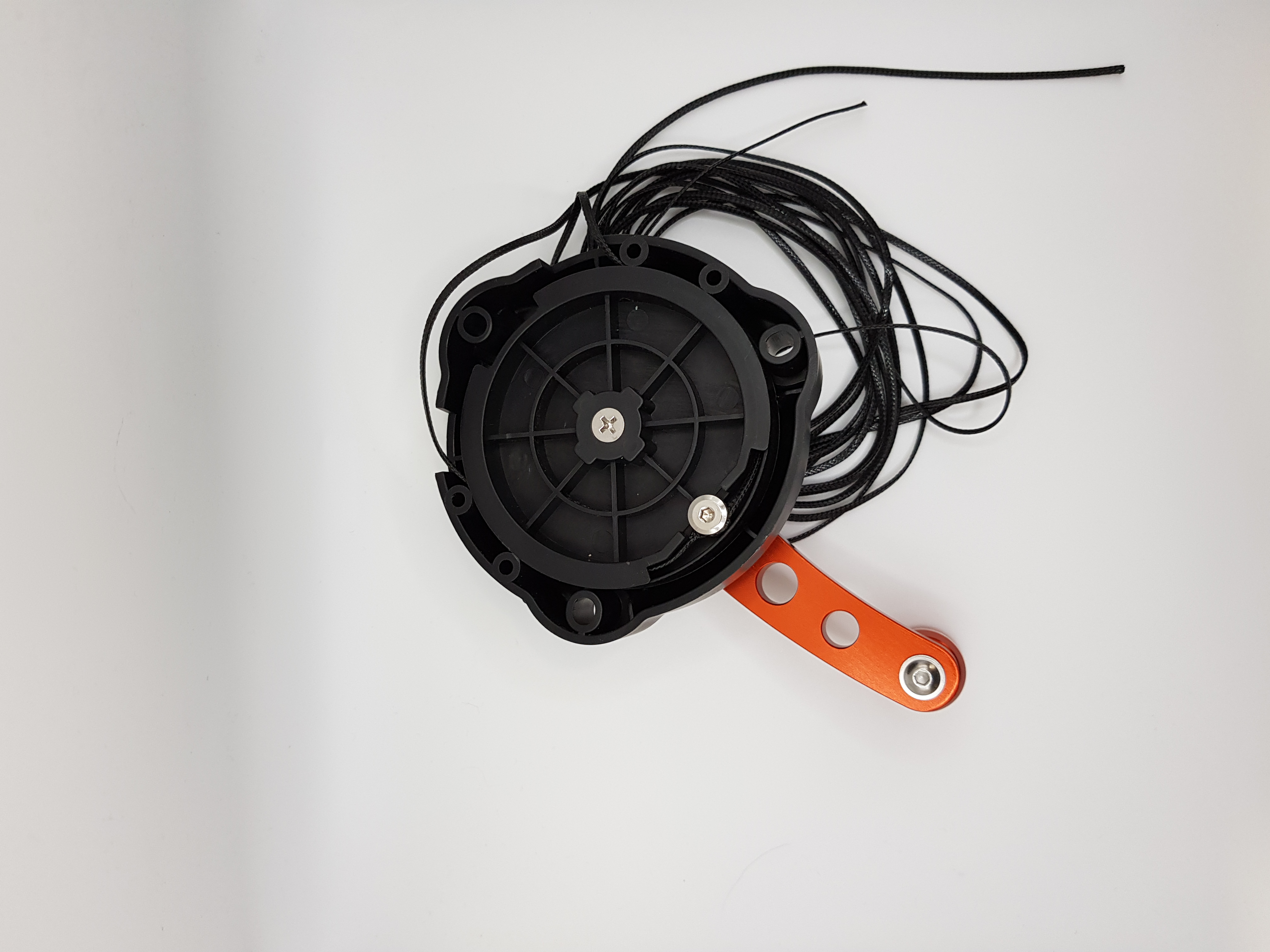 Montiertes Rudersteuerung Upgrade am Kajak