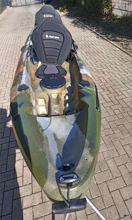 Galaxy Kayaks Tandem Solo HV Detailansicht