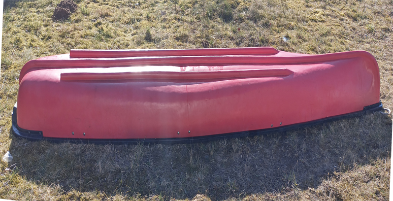 Kanu Sampan Seitenansicht