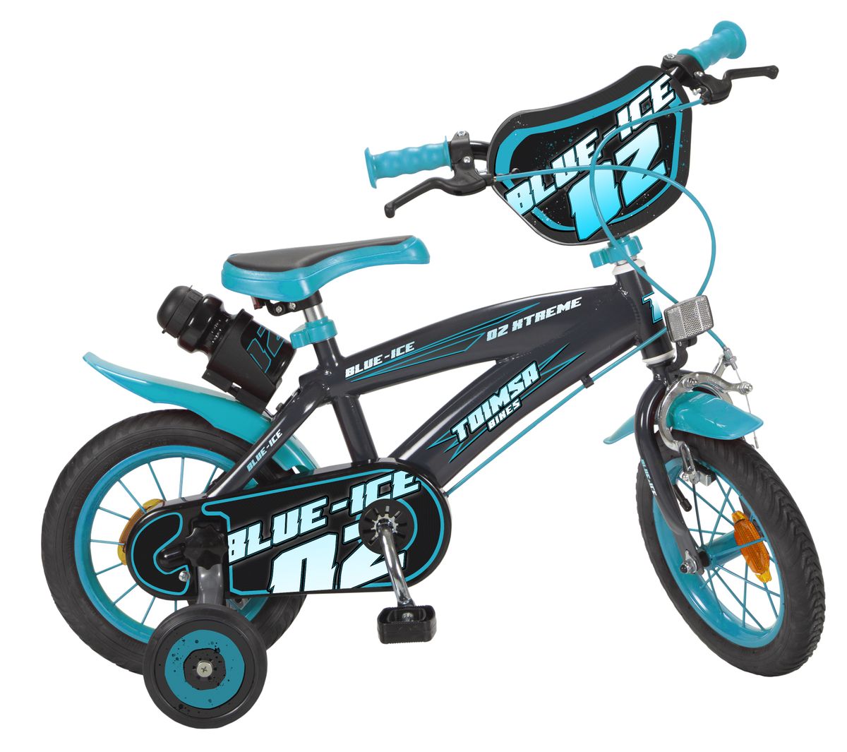 12 Zoll Kinder Jungen Fahrrad Jungenfahrrad Kinderfahrrad Blau ICE | T