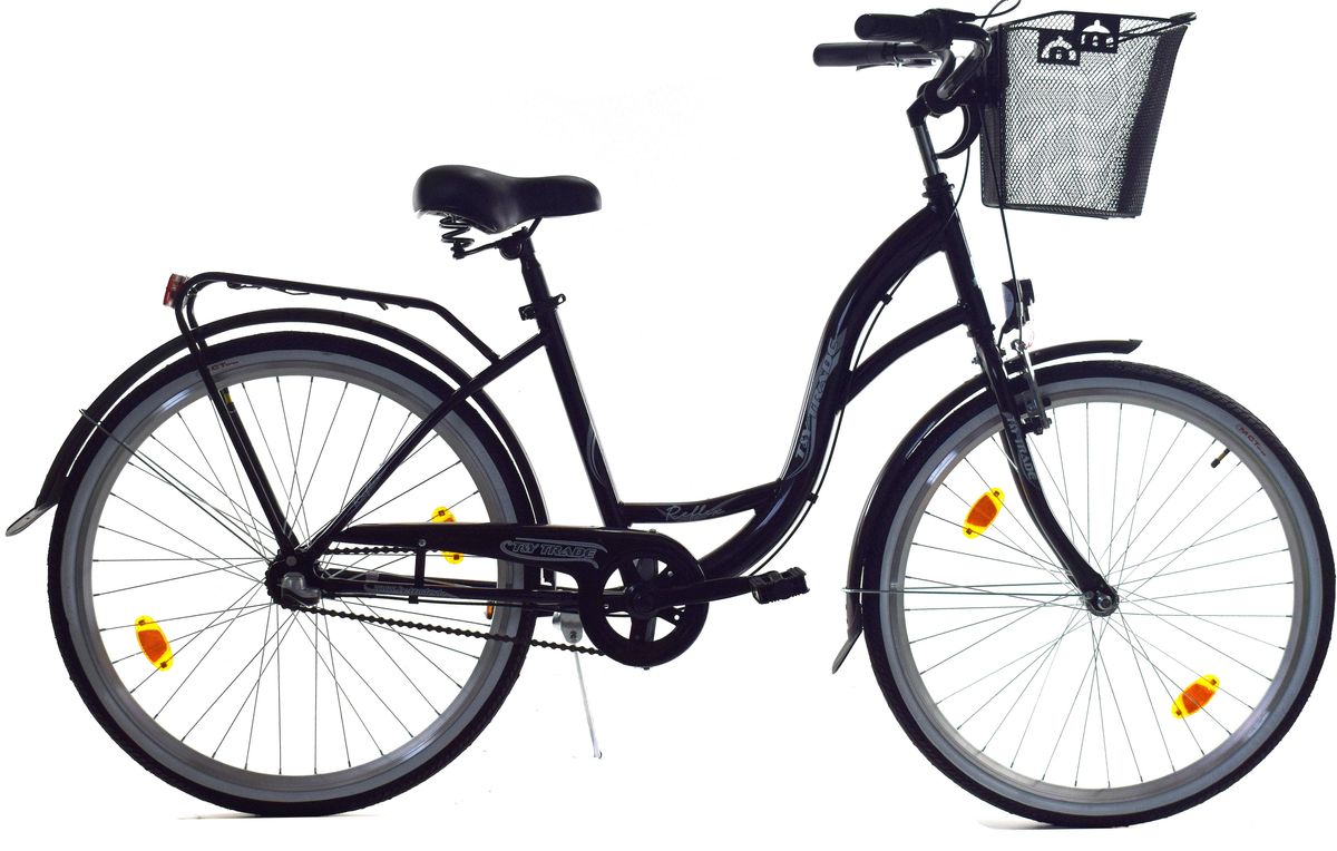Talson Cityrad 26 Zoll Cityrad, 21 Gang Shimano, Kettenschaltung, Mit Beleuchtung Nach StVZO Und Gepaecktraeger Schwarz S015d0i9