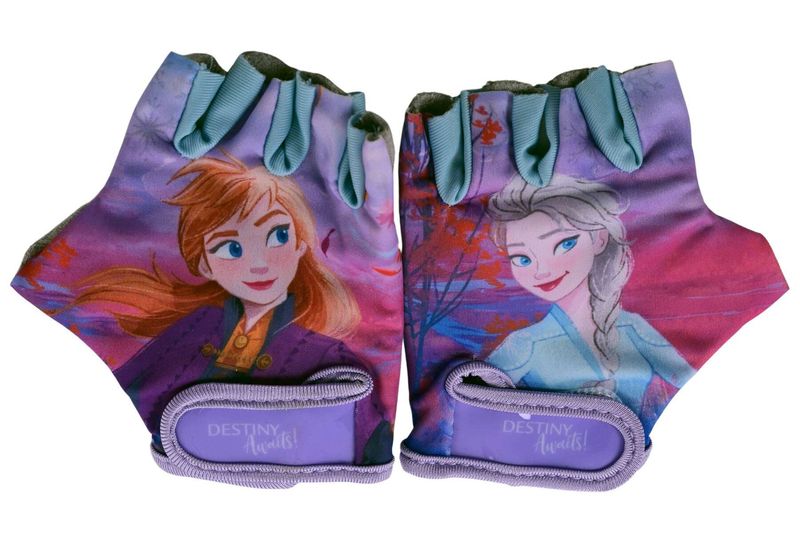Kinderhandschuhe Kinder Mdchen Fahrrad Rad Handschuhe Fahrradhandschuhe  Blau Lila Disney Frozen Eisknigin Elsa Anna 1246 | T&Y-Trade