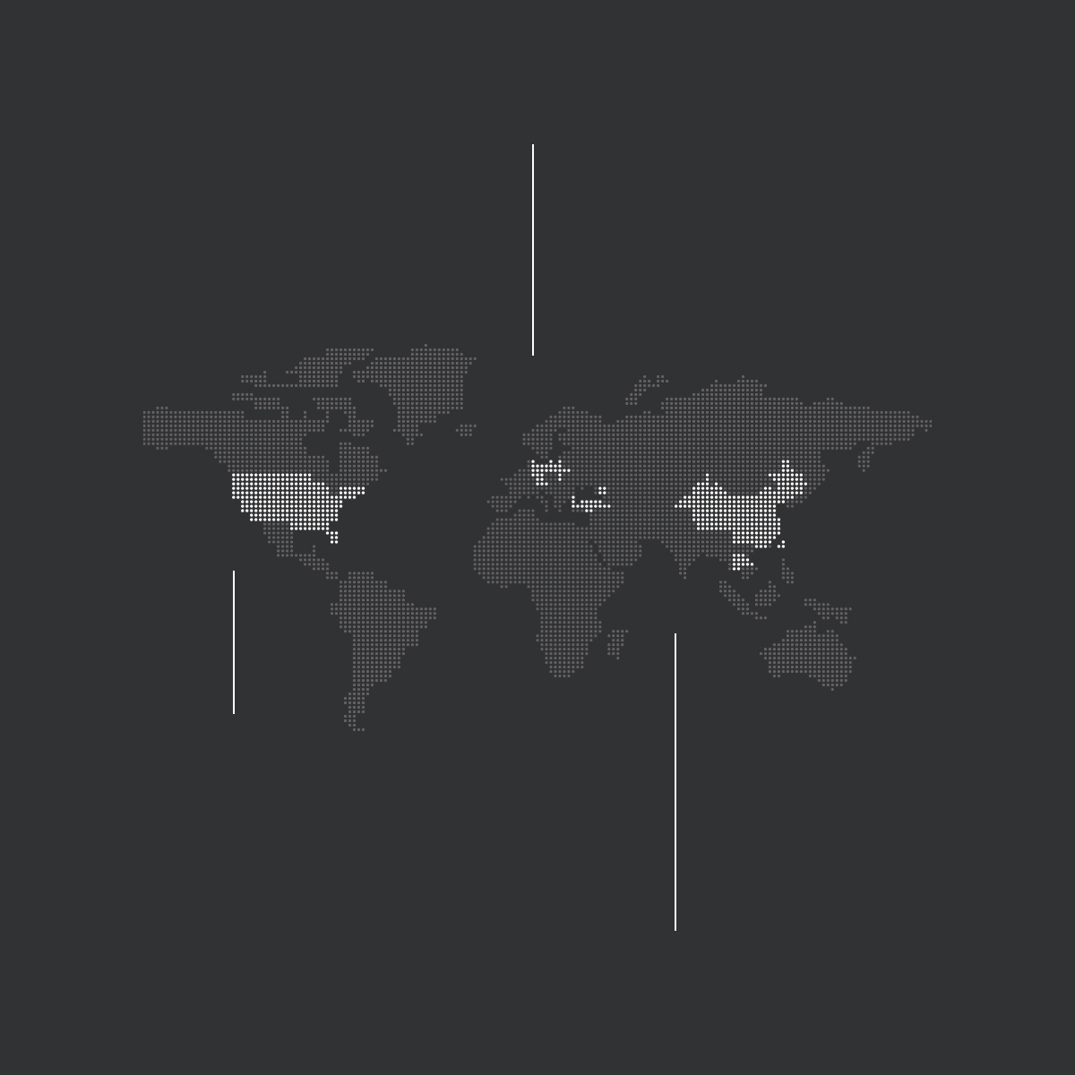Mesle Watersports Karte der Produktionsländer