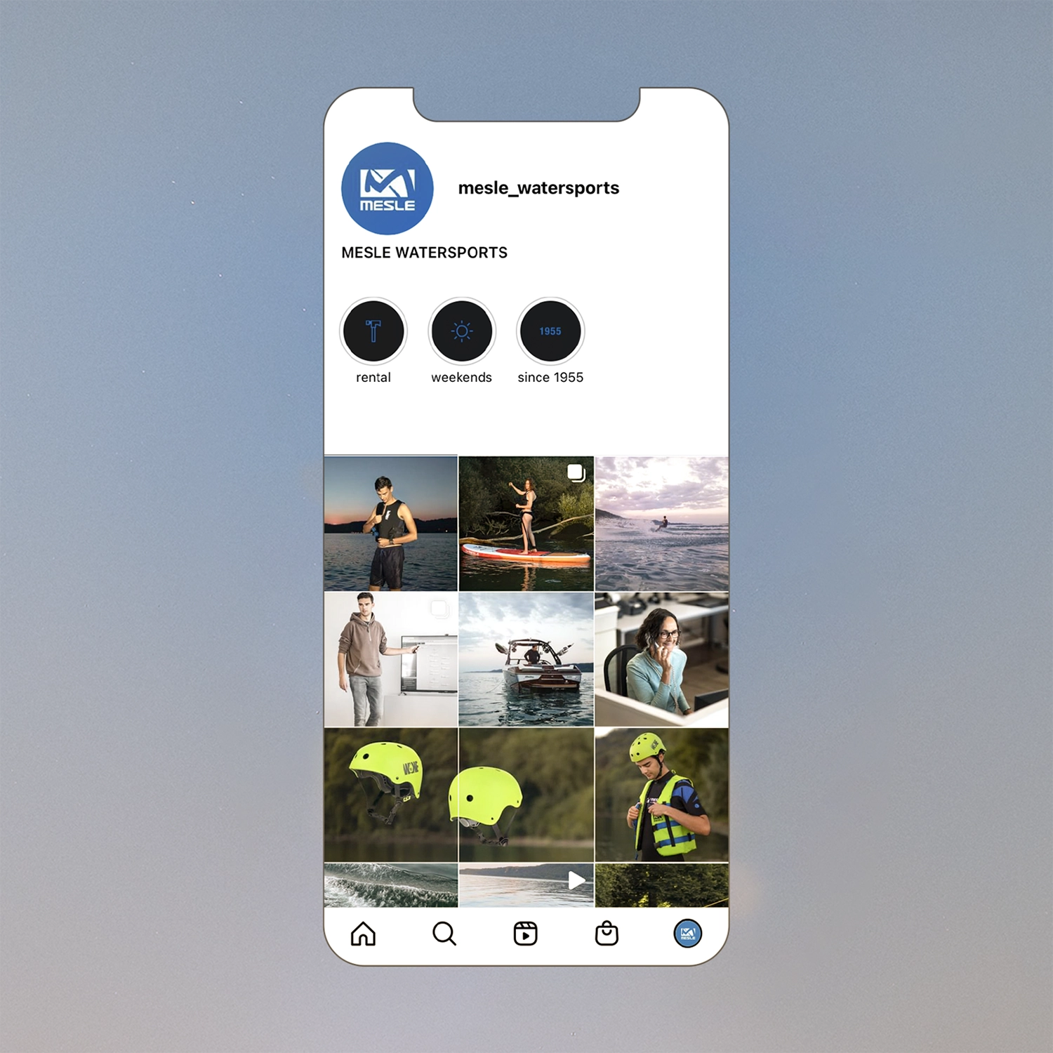 Mesle Social Media Instagram Account