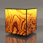 Tischlampe WOODEN DICE