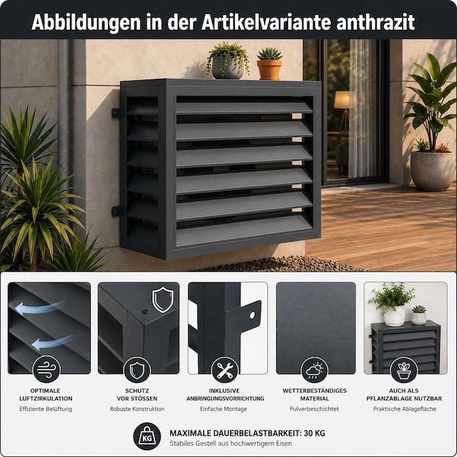 Verkleidung Klimagerät HWC-O43 Funktionsbild