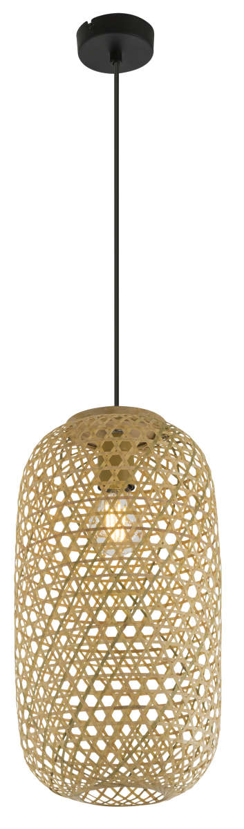 Hängelampe, 1XE27, Bambus natur, Globo 15367H1 | Jetzt günstig