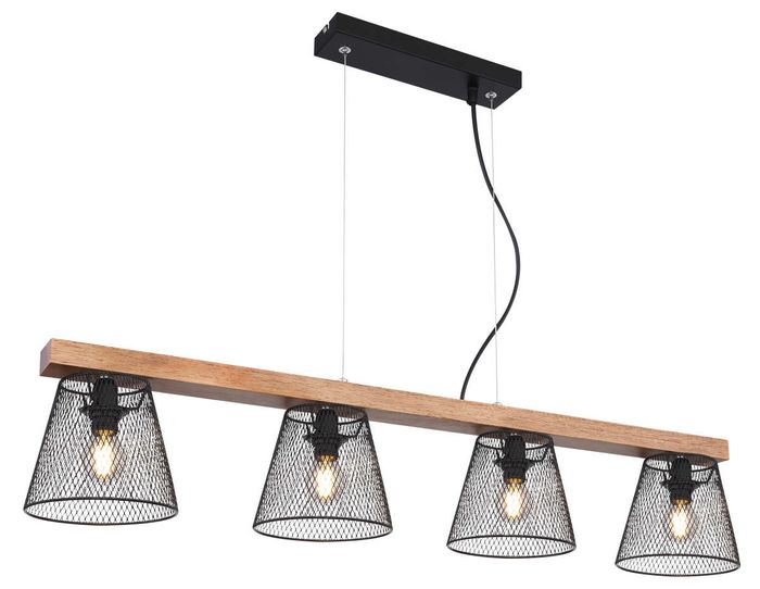 h�ngelampe holz metall