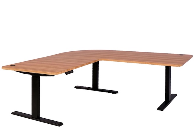 Eckschreibtisch HWC-D40 Gesamt