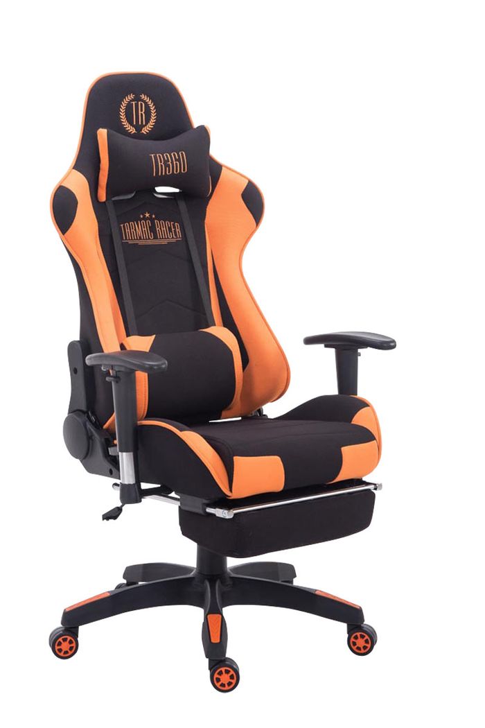 Racing Bürostuhl Limit V2 Kunstleder Mit Fussablage, Schwarz/blau
