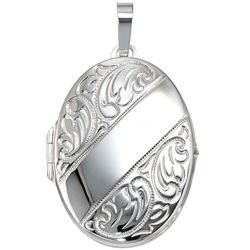 925 Silber Regentropfen Klangkugel Anhänger zum Öffnen Tropfen Amulett Medaillon 