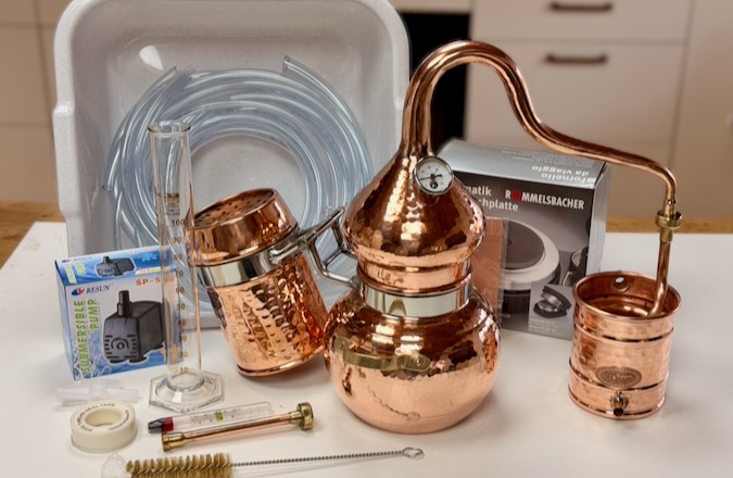 Sorgenfrei aufeinander abgestimmtes Zubehör zum Destillieren