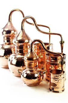 CopperGarden® Destille Alembik 2 Liter, Thermometer