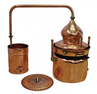 CopperGarden® alambicco a bagnomaria 30 litri, con termometro Al-Ambik®   Benvenuti a Destillatio - Il vostro negozio per la distillazione e la cucina