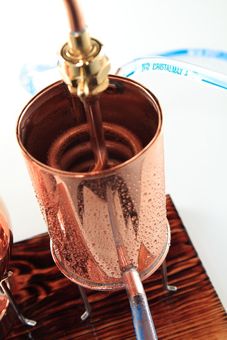 CopperGarden Alambic Caraïbes 0,5 L avec brûleur| Pour dstillation de