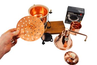 CopperGarden® Italia 2 L distillation apparatus - full set  Welcome to  Destillatio - Your store for distilling and cooking