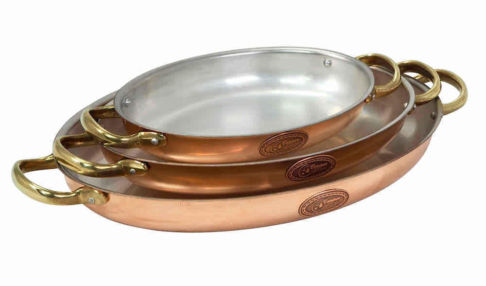 Cataplana En Cuivre CopperGarden – 30 Cm – Lisse – Compatible Gaz Et électrique