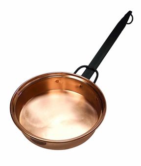 CopperGarden padella in rame 18 cm con manico lungo