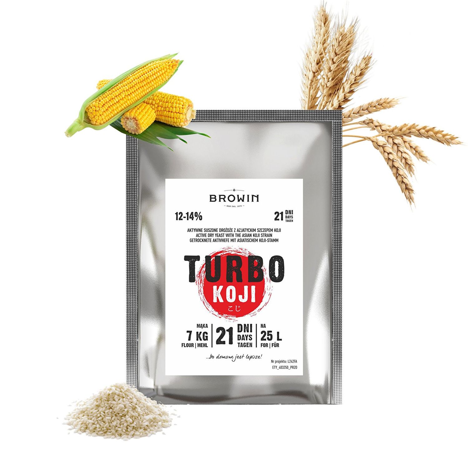Browin Lievito rapido KOJI - per cereali, 12-14% in 21 giorni