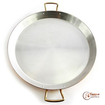 CopperGarden® padella per paella 24 cm - rame e acciaio  Benvenuti a  Destillatio - Il vostro negozio per la distillazione e la cucina