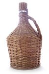 Bonbonne en verre 15 L dans une corbeille en osier - Demijohn