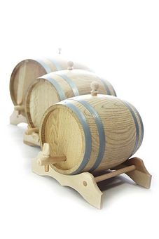 Barrique en bois 10 L avec support | enrobée de paraffine | Fût, tonneau à  vin