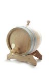 Barrique en bois 3 L avec support, en chêne naturel