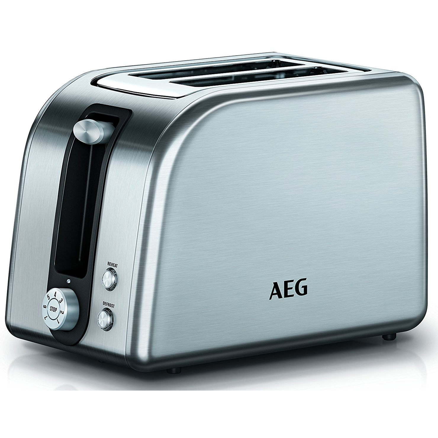 AEG AT 7700 2Scheiben Toaster Edelstahl 7 Stufen 850Watt LED Auftaufunktion NEU eBay
