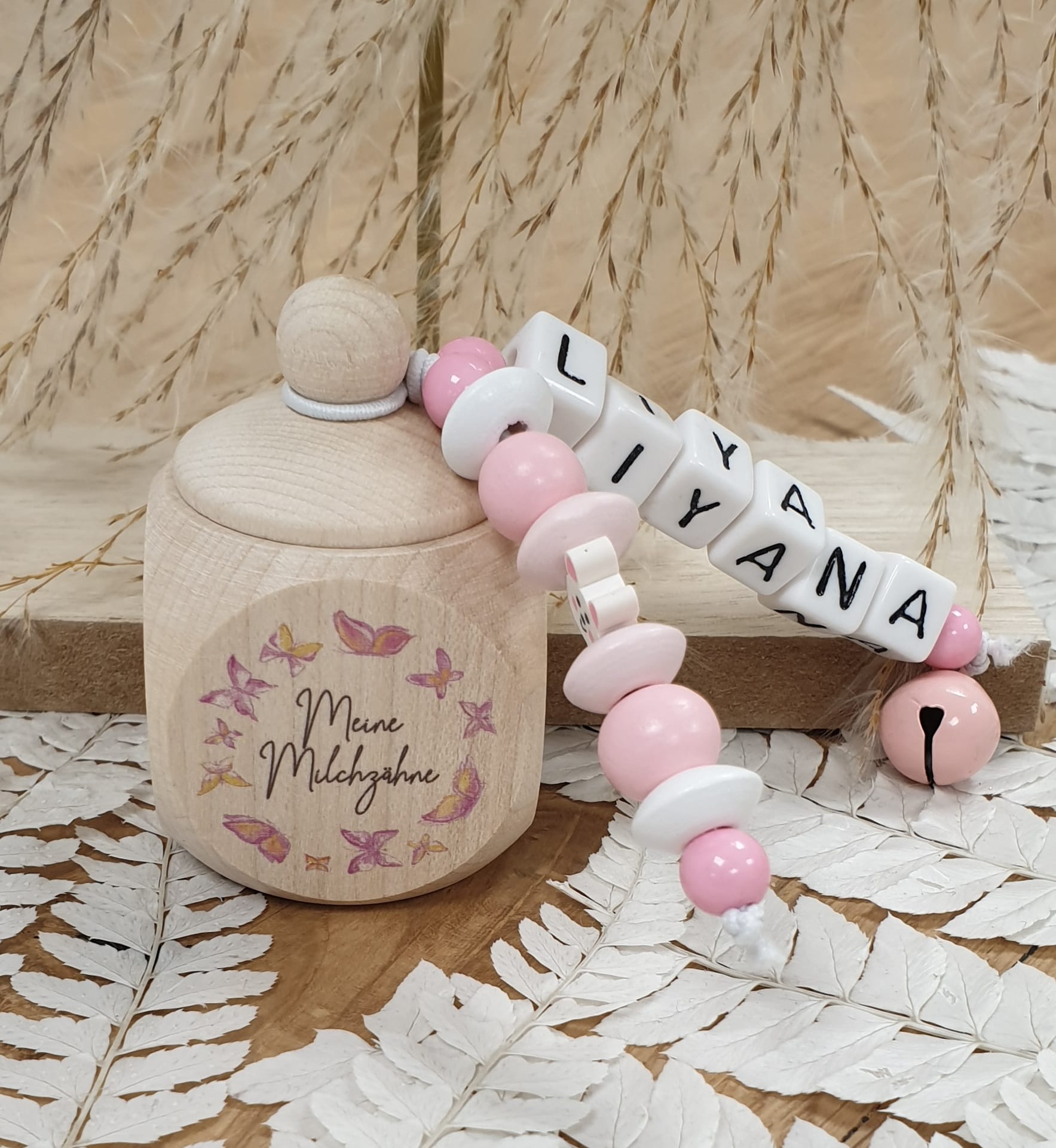 JYNVO Milchzahndosen 2er Set - Erinnerungsbox Für Erste Zähne Mit Zahnfee Design