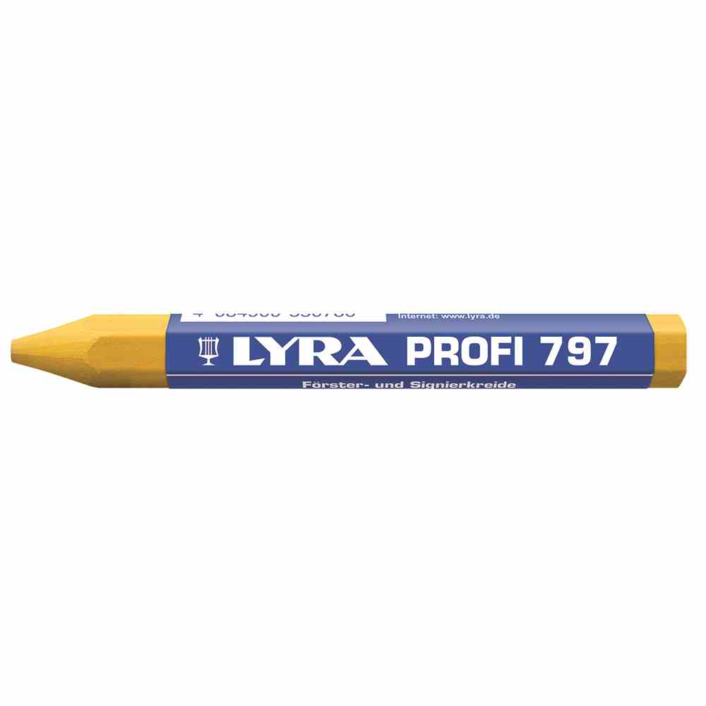 Pica 590/44 PRO Markeerkrijt - Geel - 12 x 120mm (12st