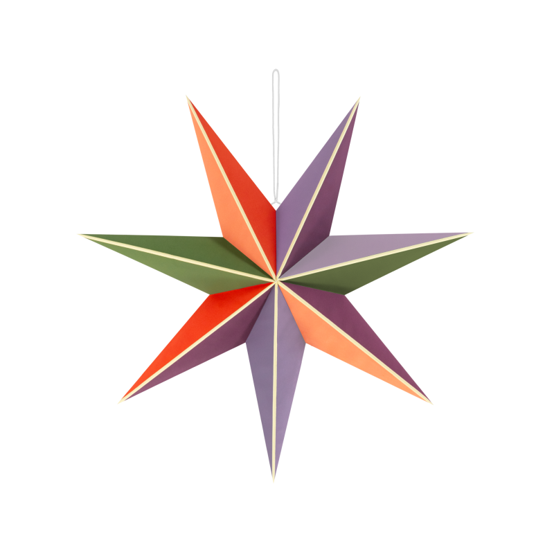 Papiersterne Fensterdeko Weihnachtssterne Ø 75 cm - Remember