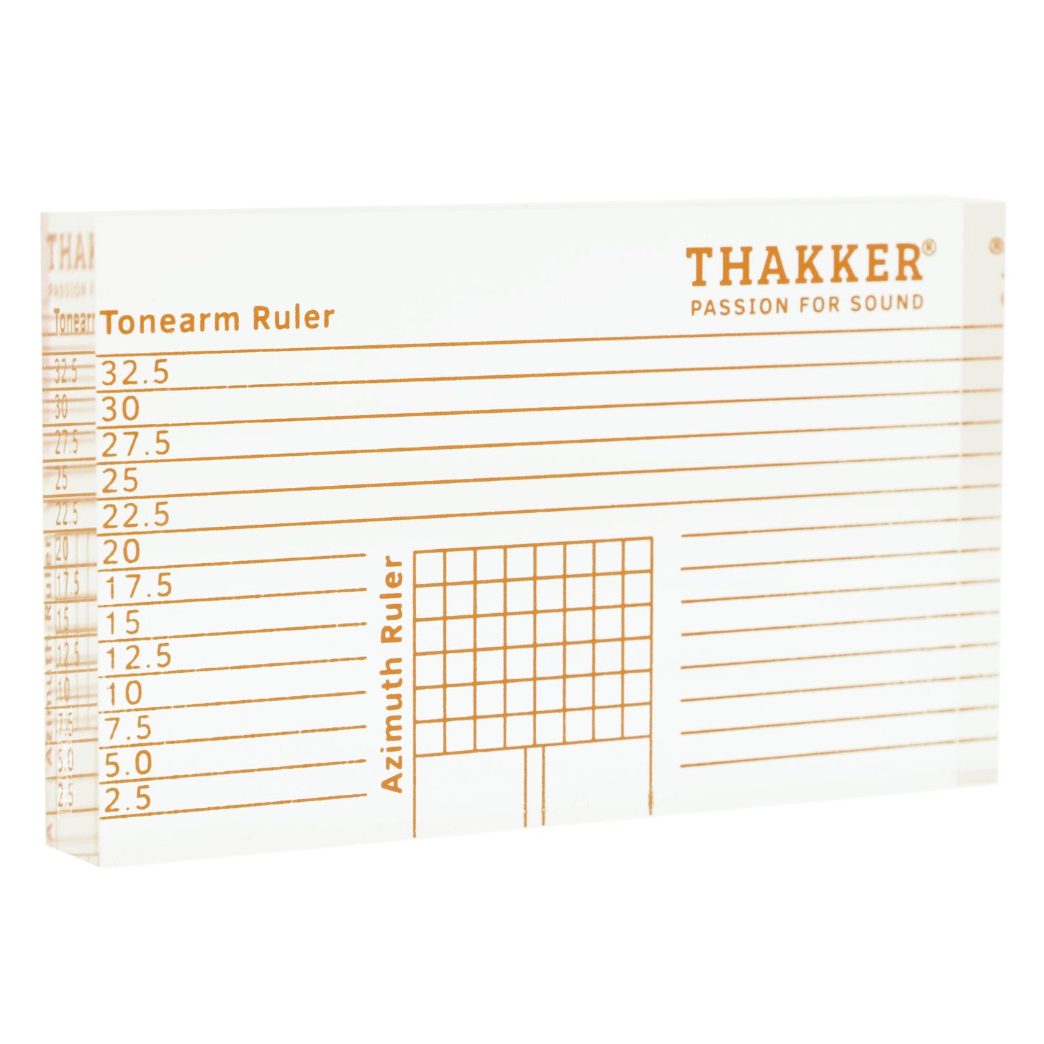 Tonar Protractor | Instelsjabloon voor Platenspeler Elementen | Onderhoud & Afstellen | Walvis Products