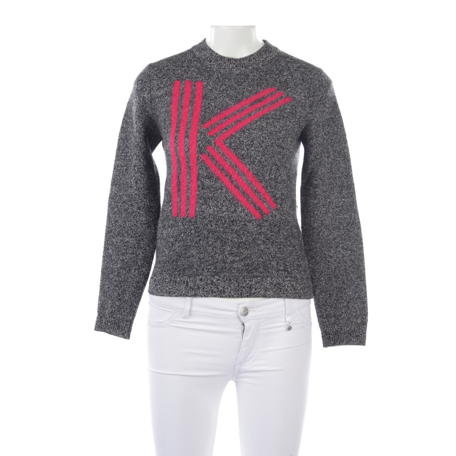 Kenzo Pullover Size M Grey Pink Ladies Top Knitted Jumper | eBay