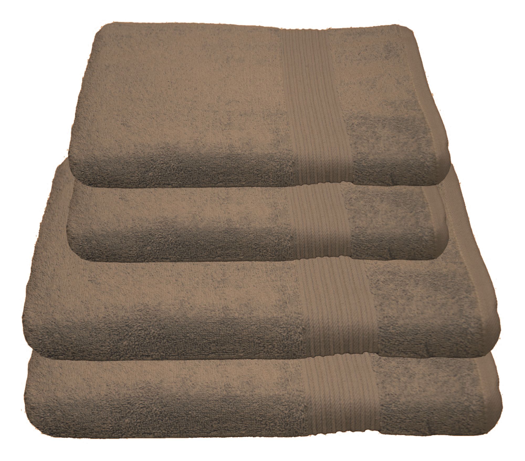 GENERICO Set 6 Toallas De Baño Algodón Suaves Secado Rápido 50x100