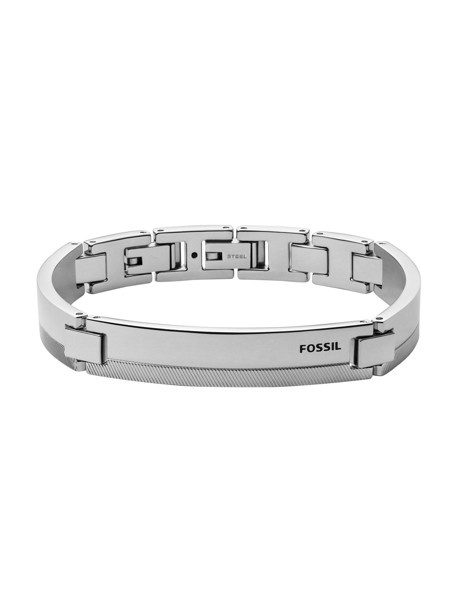 ⭐︎ Fossil JF03995040 Herren Armband Edelstahl Silber 20,5 cm | eBay