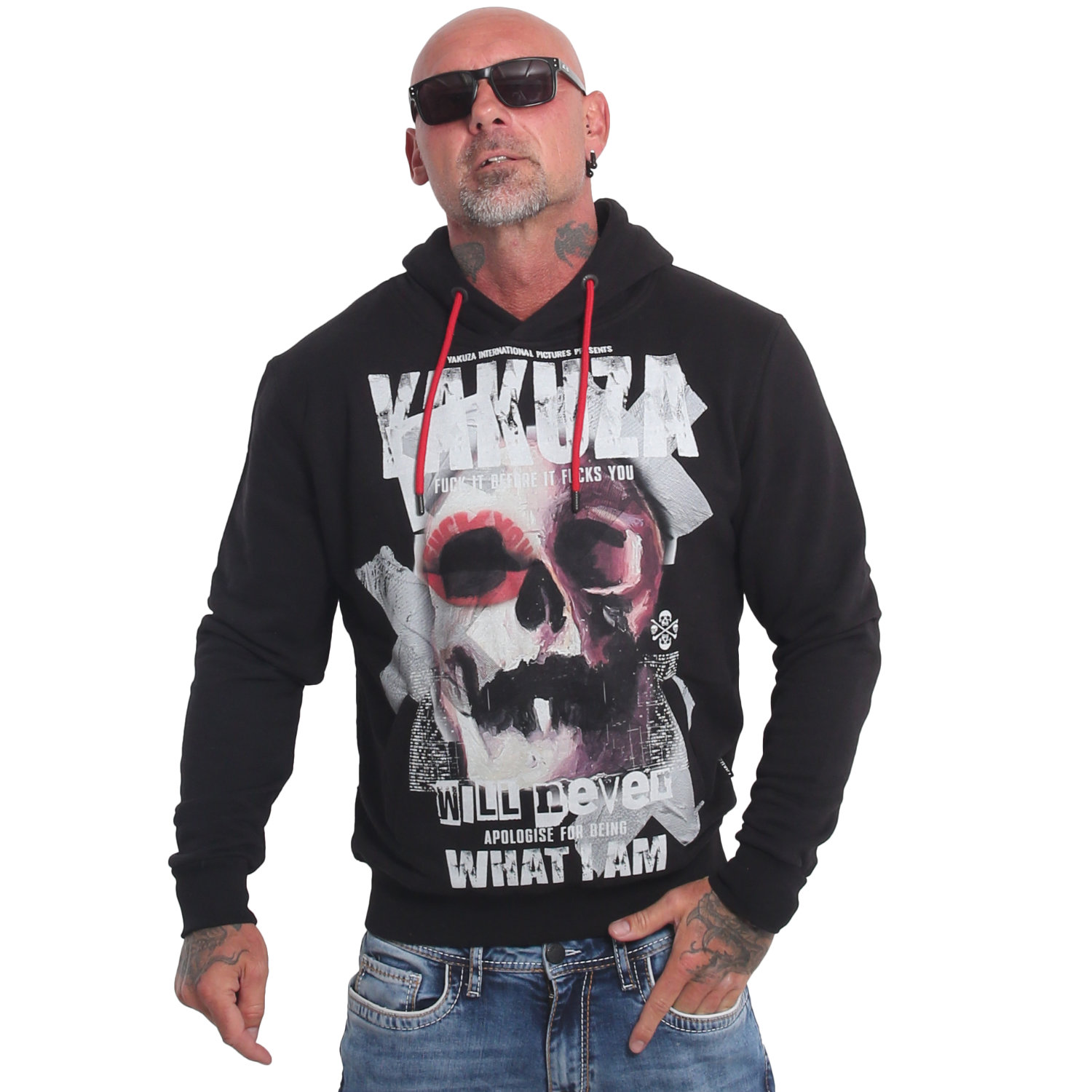 Yakuza pánská mikina s kapucí Apologise Hoodie