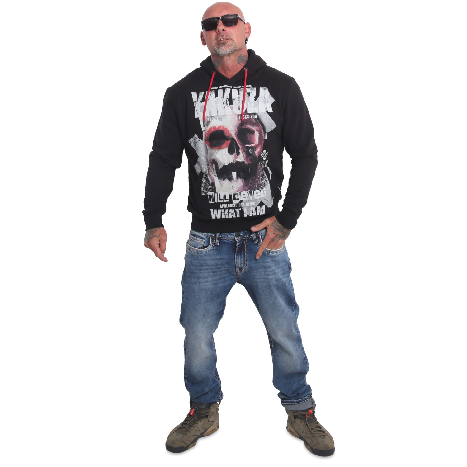 Yakuza pánská mikina s kapucí Apologise Hoodie