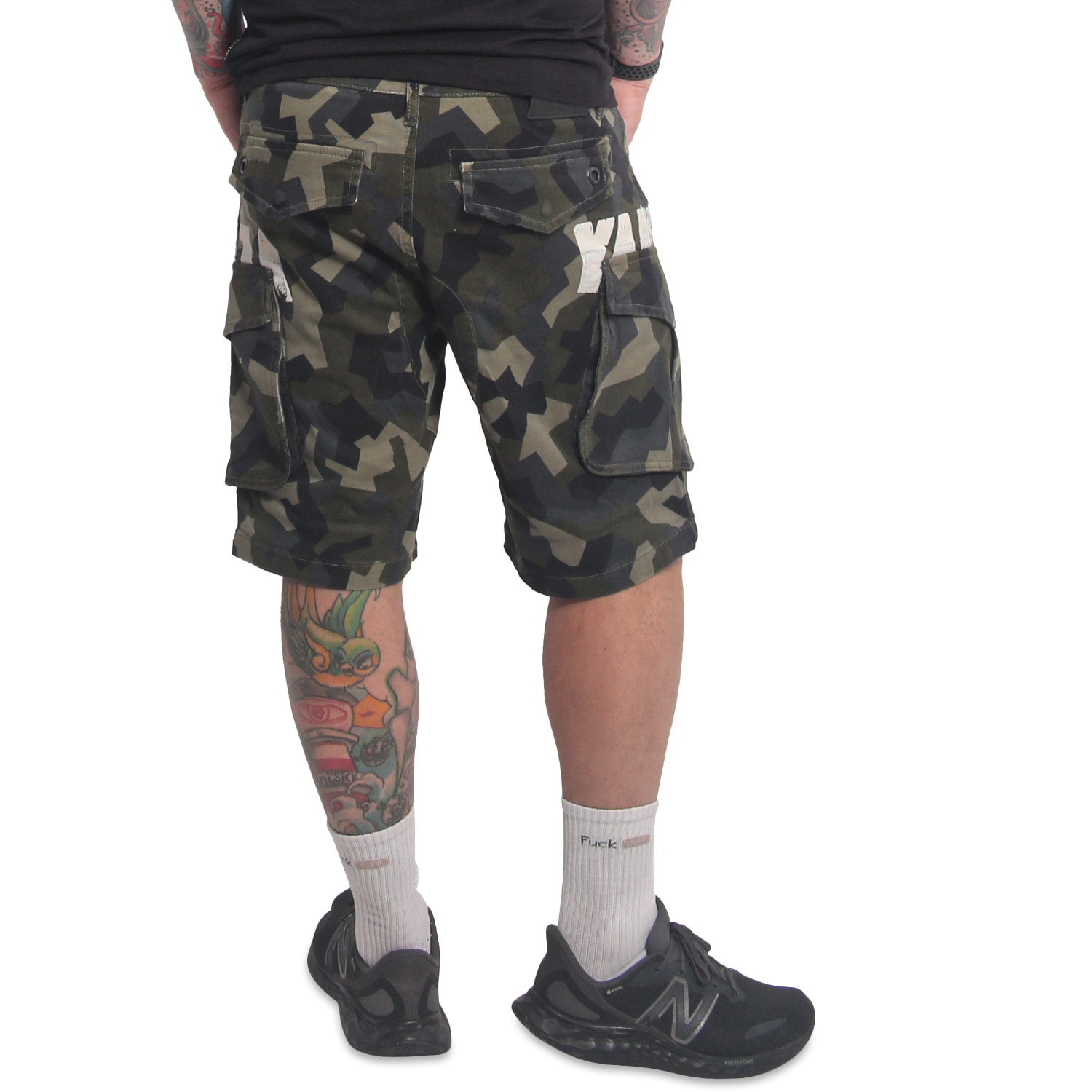 Yakuza pánské cargo šortky Bump Cargo Shorts camouflage