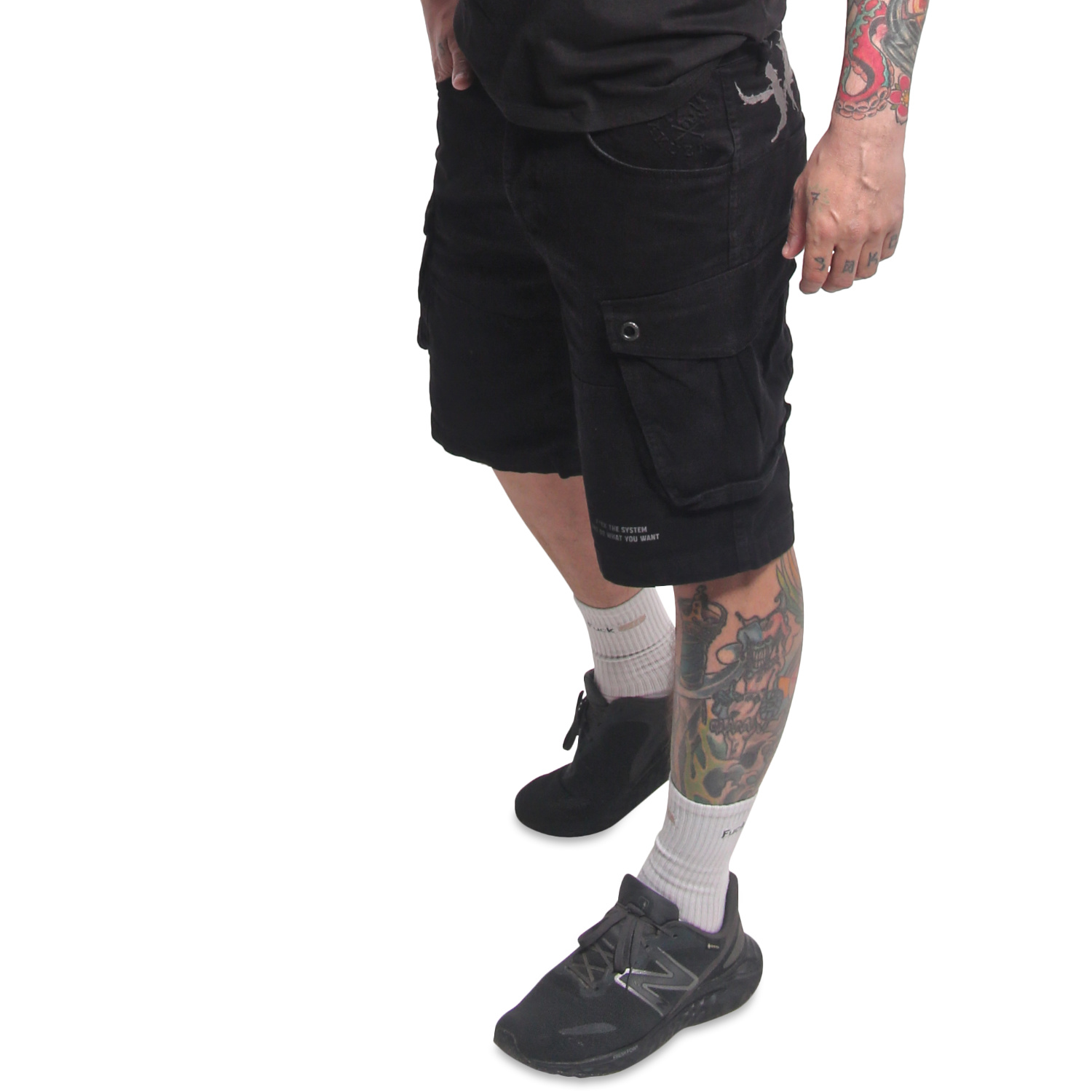 Yakuza pánské cargo šortky Shards Cargo Shorts black