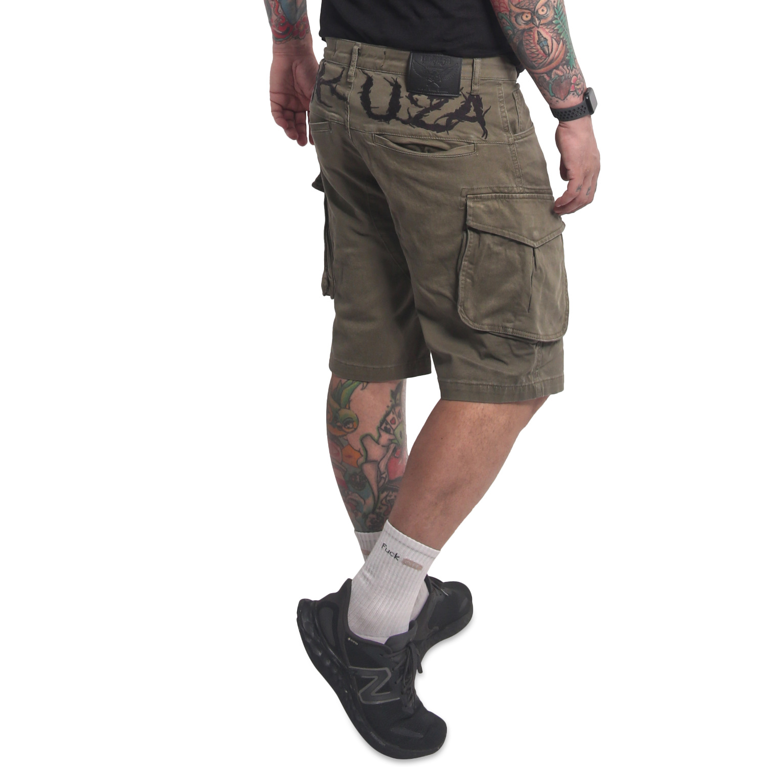 Yakuza pánské cargo šortky Shards Cargo Shorts burned/olive