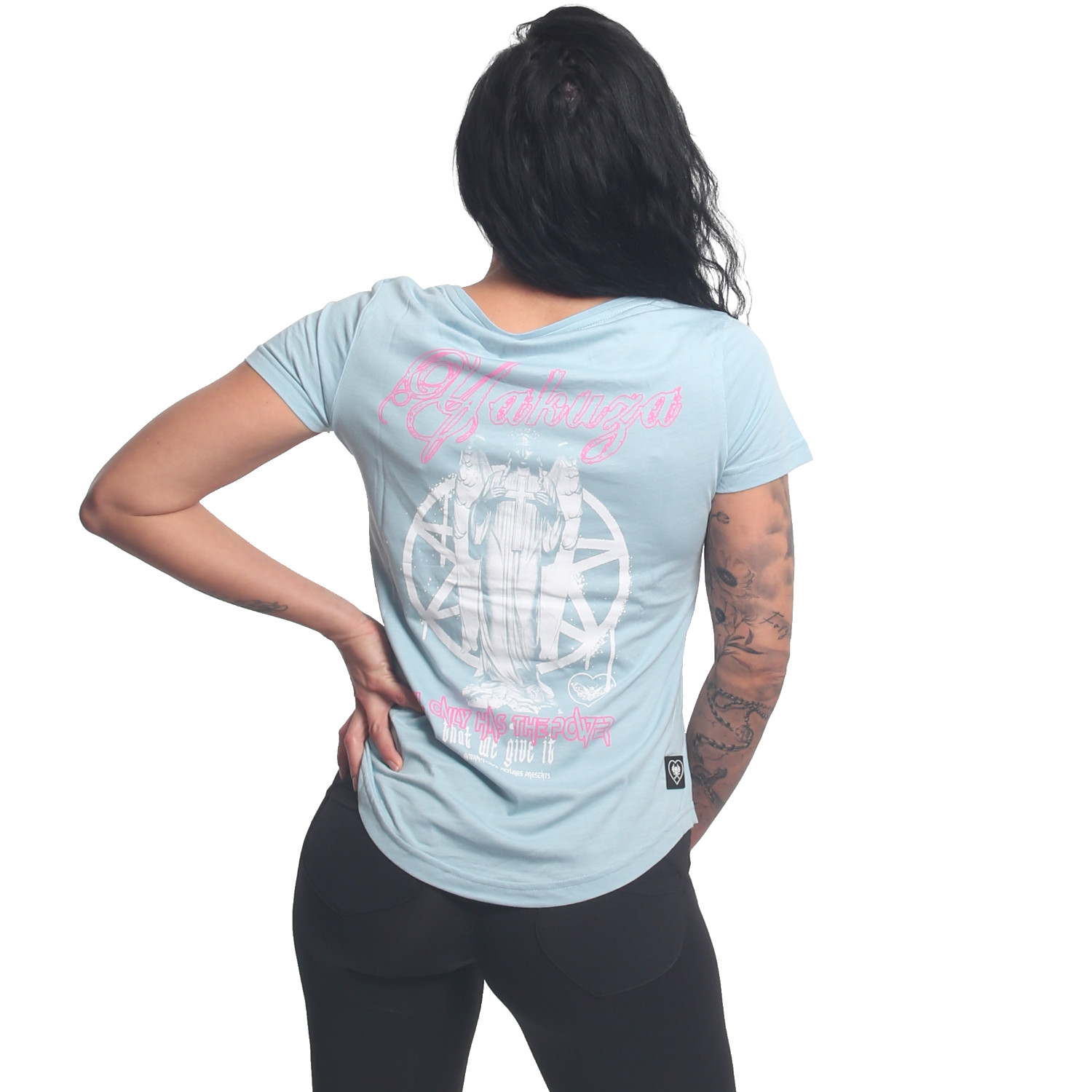 Yakuza dámské tílko Evil Only Curved Crew Neck T-Shirt