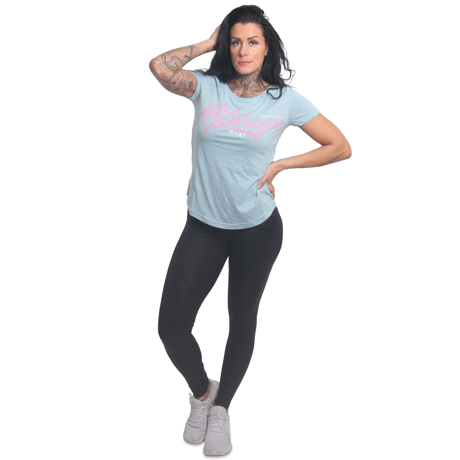 Yakuza dámské tílko Evil Only Curved Crew Neck T-Shirt