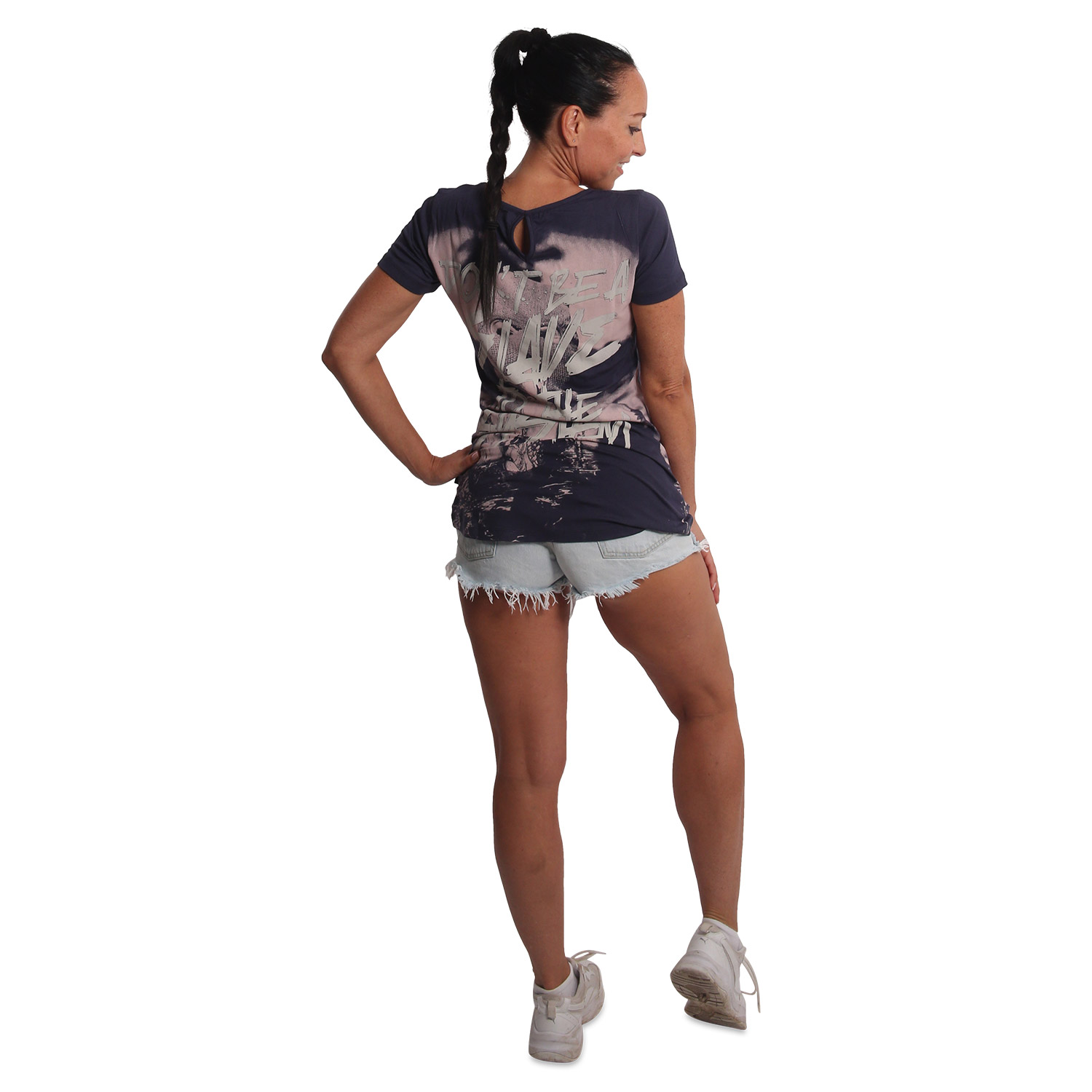 Yakuza dámské tílko Slave Long Tail T-Shirt parisian/night XS